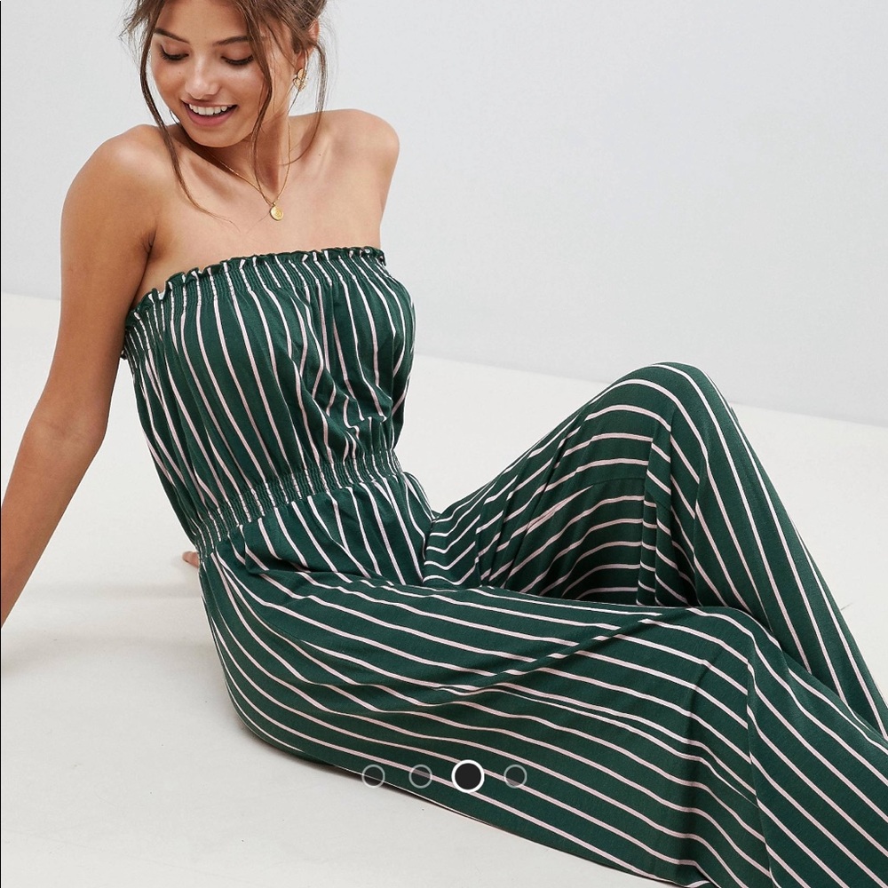 Bandeau Jersey jumpsuit